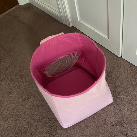 Adorable pink hippo tote - Picture 3 of 4